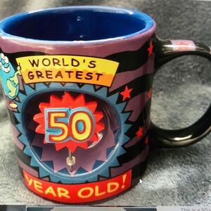 man or woman 50 year old birthday mug